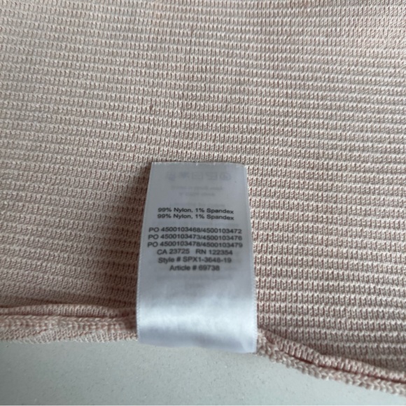 SOLD - Aritzia Babaton Light Pink Sculpt Knit Long Tank Size XXS - Picture 7 of 10